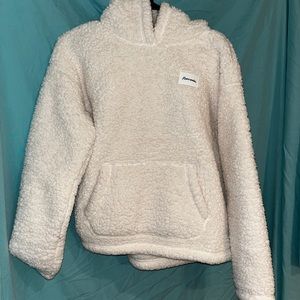 Abercrombie white sweatshirt
